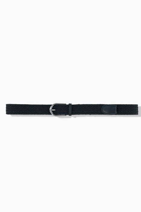Stretchriem, gevlochten look, metalen gesp