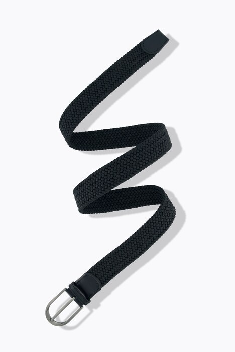Stretchriem, gevlochten look, metalen gesp