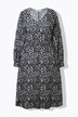 Midi-jurk, A-lijn, leo, elastische taille