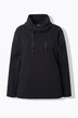 Sweat-shirt à col montant et manches longues, franges en chaînes