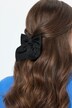 Barrette avec nœud, pince, bijou pour cheveux