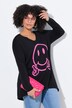 Neule, oversized, hymiö