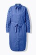 Midi overhemdjurk, oversized, strepen