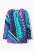 Tunic, comfortable fit, colourful pattern.