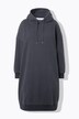 Robe en molleton oversize. Capuche. Délavage Acid Wash