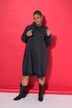 Robe en molleton oversize. Capuche. Délavage Acid Wash