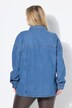 Denim overhemd, oversized, sierstuds