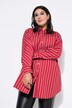 Camicia a righe dal taglio oversize