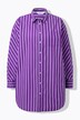 Camicia a righe dal taglio oversize