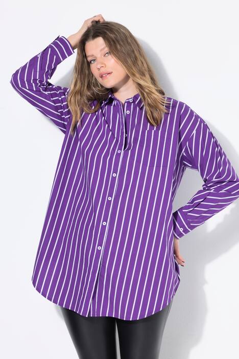 Camisa, oversize, rayas
