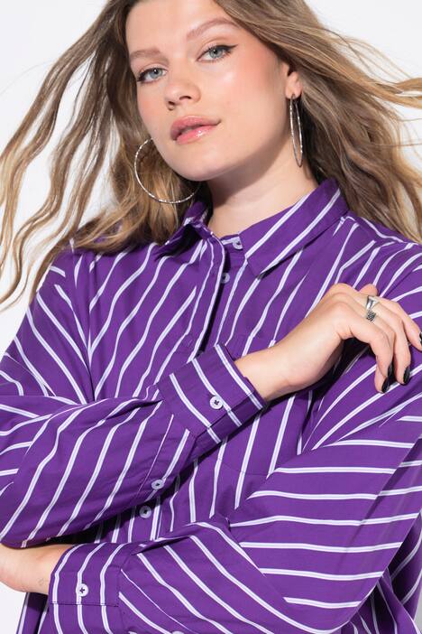 Camisa, oversize, rayas