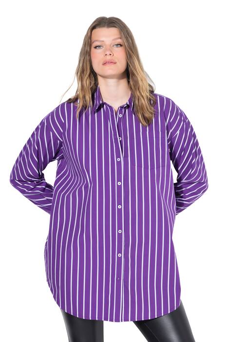 Košile, oversize, pruhy
