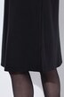 Robe midi avec empiècement en mesh, décolleté rond et manches 3/4