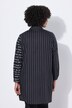 Lang-skjortebluse, oversized, skriftmønster