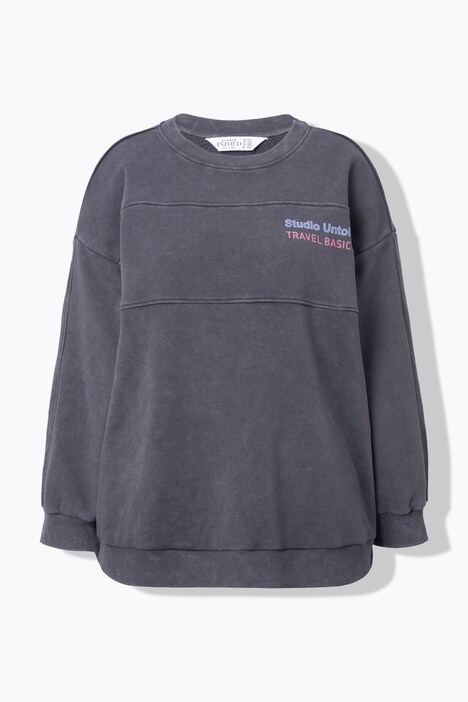 Sweat oversize. Style vintage. Message imprimé