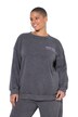 Mikina, oversize, potisk, vintage vzhled