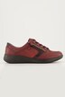 Jomos leren sneaker, verwisselbaar voetbed, rits wijdte K