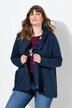 Sweatvest, asymmetrisch, capuchon, biologisch katoen