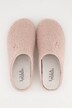 Chaussons en polaire bouclée, matière recyclée, semelle de propreté amovible - largeur H