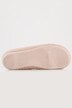 Chaussons en polaire bouclée, matière recyclée, semelle de propreté amovible - largeur H