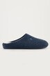 Pantofole in teddy con soletta sostituibile, larghezza H e materiale riciclato