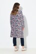 Robe en coton bio, encolure bateau et manches longues