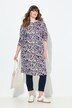 Robe en coton bio, encolure bateau et manches longues