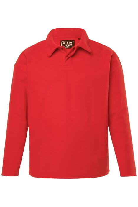 Flísový svetr STHUGE, polo límeček, do 8XL