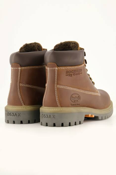 Dockers Lederboots, Webfell, Weite G