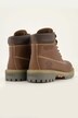 Dockers læderboots, snørestøvler, bredde G