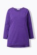 Camiseta larga, forma en A, jersey cold dyed prelavado