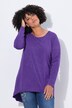 Camiseta larga, forma en A, jersey cold dyed prelavado
