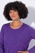 Camiseta larga, forma en A, jersey cold dyed prelavado