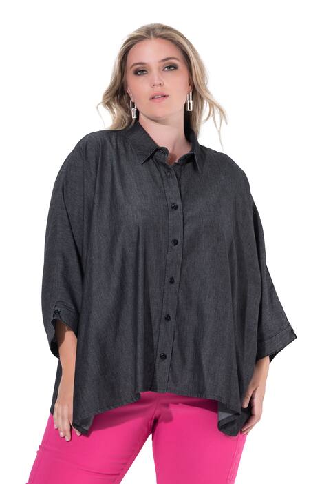 Halenka, oversize, 3/4 netopýří rukávy