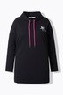 Sudadera con capucha, Komfort Fit, estampado de flores en la espalda