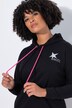 Sudadera con capucha, Komfort Fit, estampado de flores en la espalda