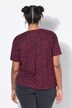 T-shirt oversize, imprimé léopard coloré