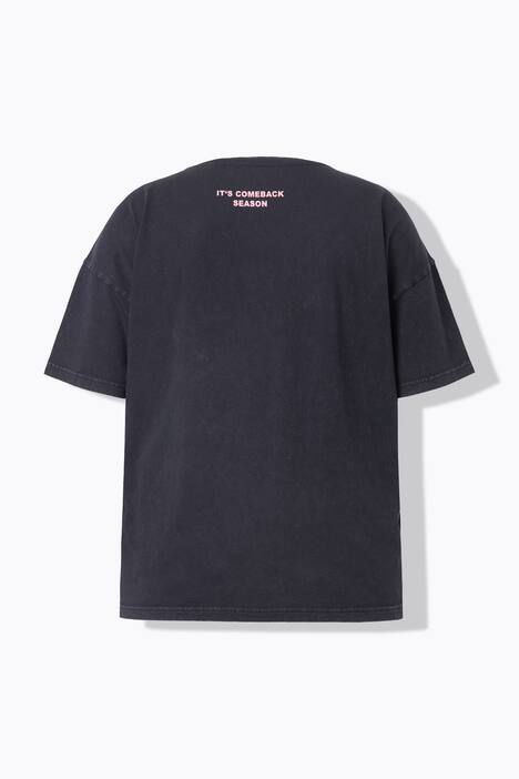T-Shirt, oversized, Heart, Vintage Look