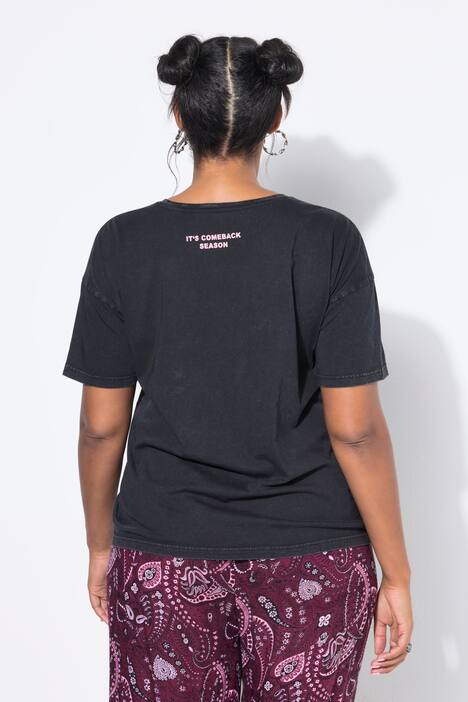 T-Shirt, oversized, Heart, Vintage Look