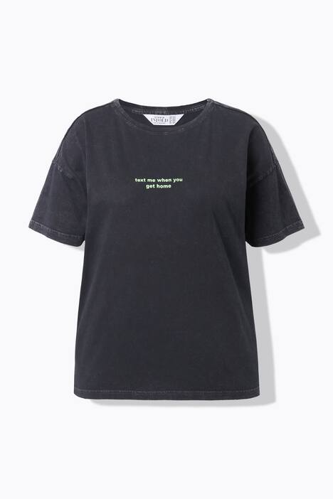 T-shirt oversize à message, dans un style vintage