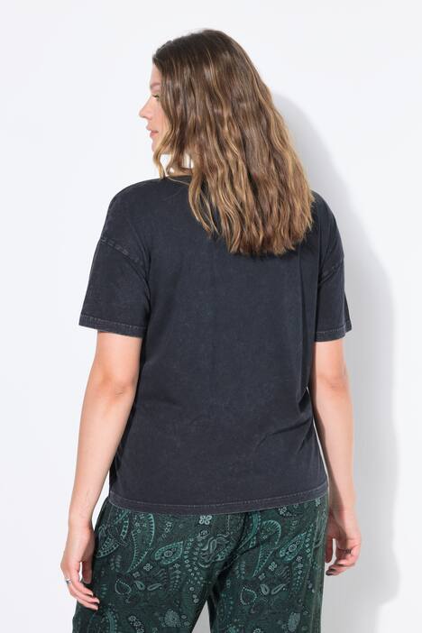 T-shirt oversize à message, dans un style vintage