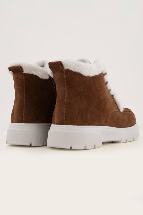 Caprice leren laarzen, pluche, verwisselbaar voetbed, wijdte H