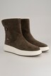 Bottines techniques en cuir Caprice, semelle de propreté amovible - largeur G