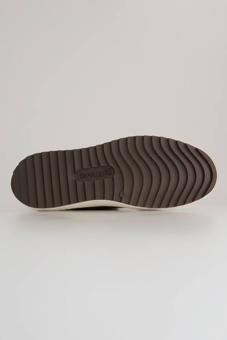 Bottines techniques en cuir Caprice, semelle de propreté amovible - largeur G