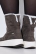 Bottines techniques en cuir Caprice, semelle de propreté amovible - largeur G