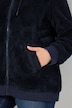 Veste à capuche en polaire bouclée, manches longues, polaire teddy douce
