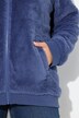 Veste à capuche en polaire bouclée, manches longues, polaire teddy douce