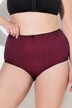 Maxislips, 5-pack, bloemen/effen, hoge taille
