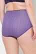 Maxislips, 5-pack, bloemen/effen, hoge taille