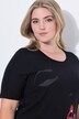 Camiseta, forma en A, motivo de mujer, piedras brillantes